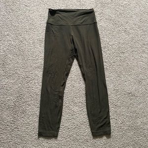 Lululemon Align leggings 25” high rise waist olive green size 8